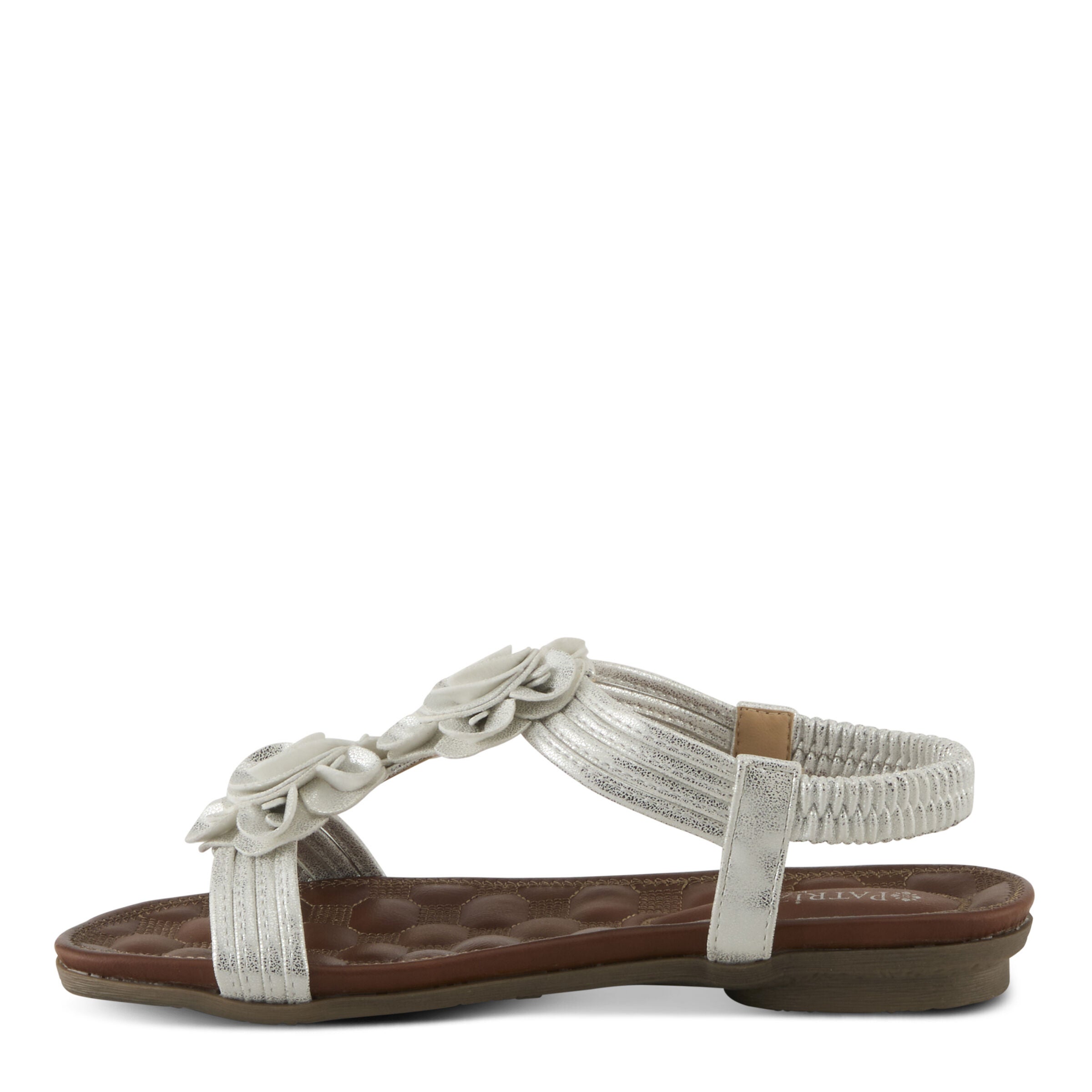 Nectarine T-Strap Thong Sandal, SILVER, alternate image number 2