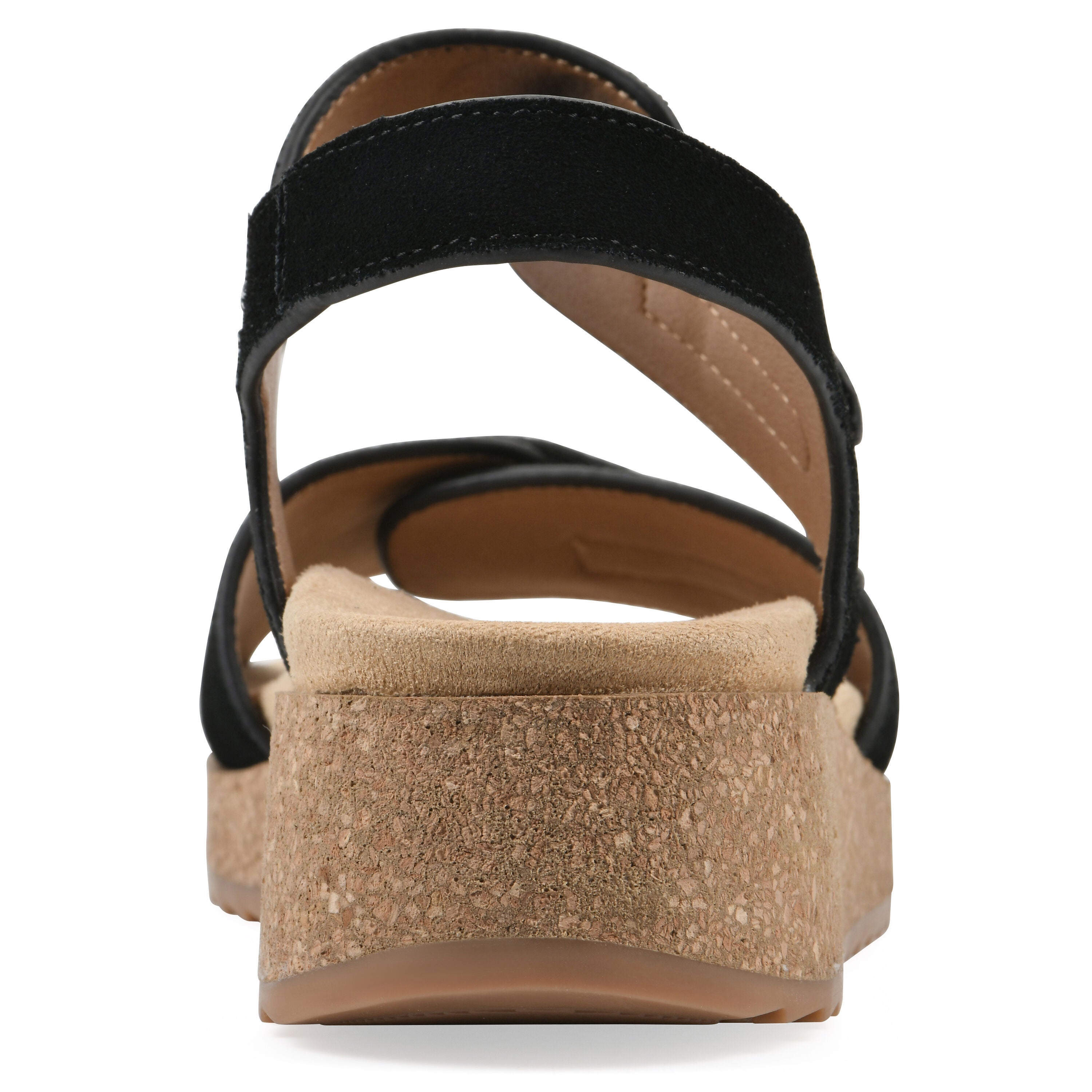 Gelato Wedge Sandal, BLACK SUEDE, on-hover image number 1