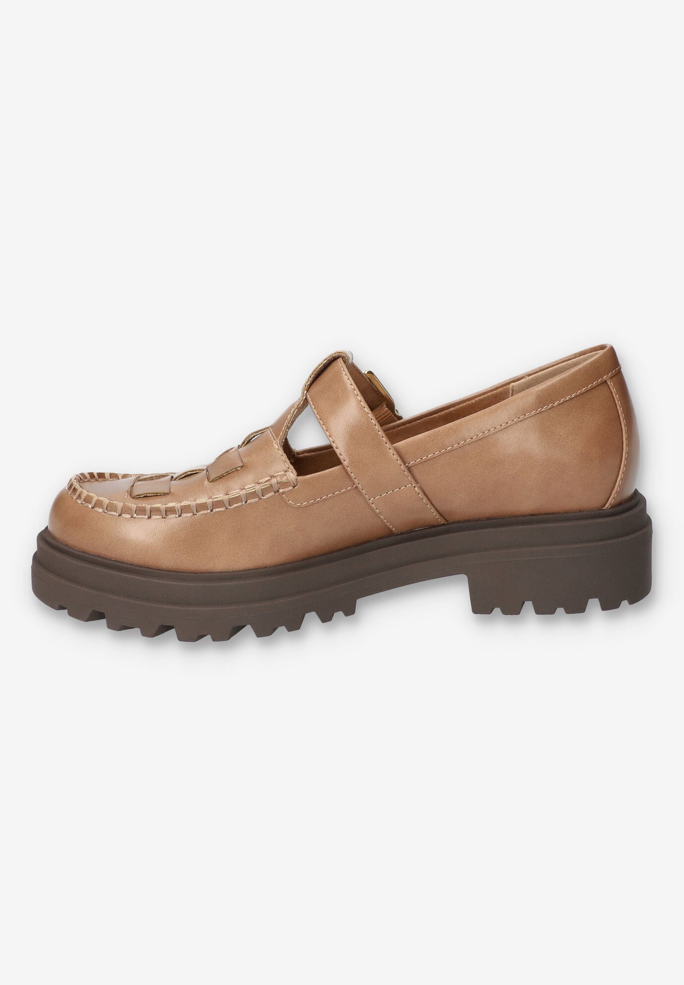 Makell Comfort Lug Loafer, NUDE, alternate image number 4