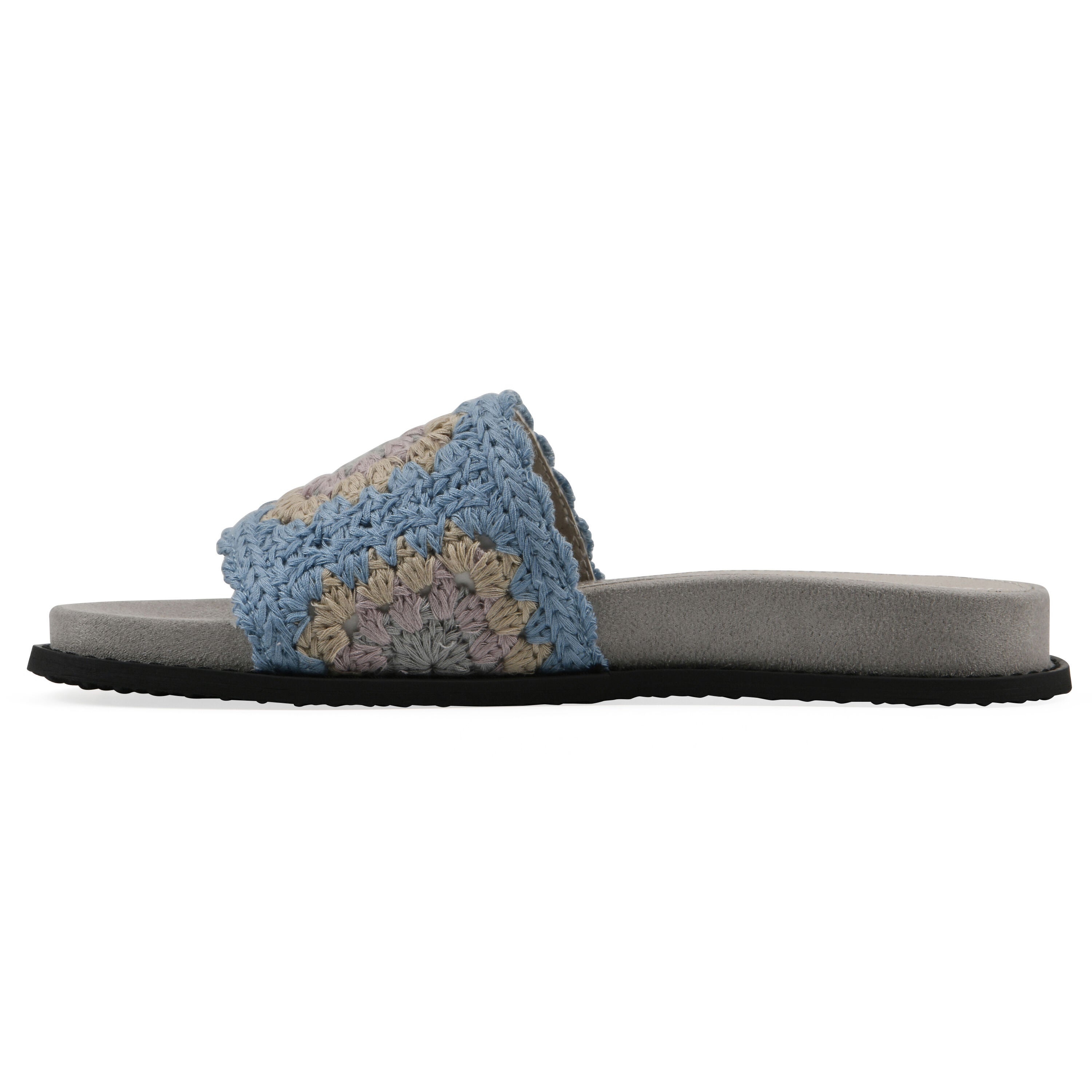 Maxim Slide Sandal, DUSTY TEAL LAVENDER, alternate image number 3