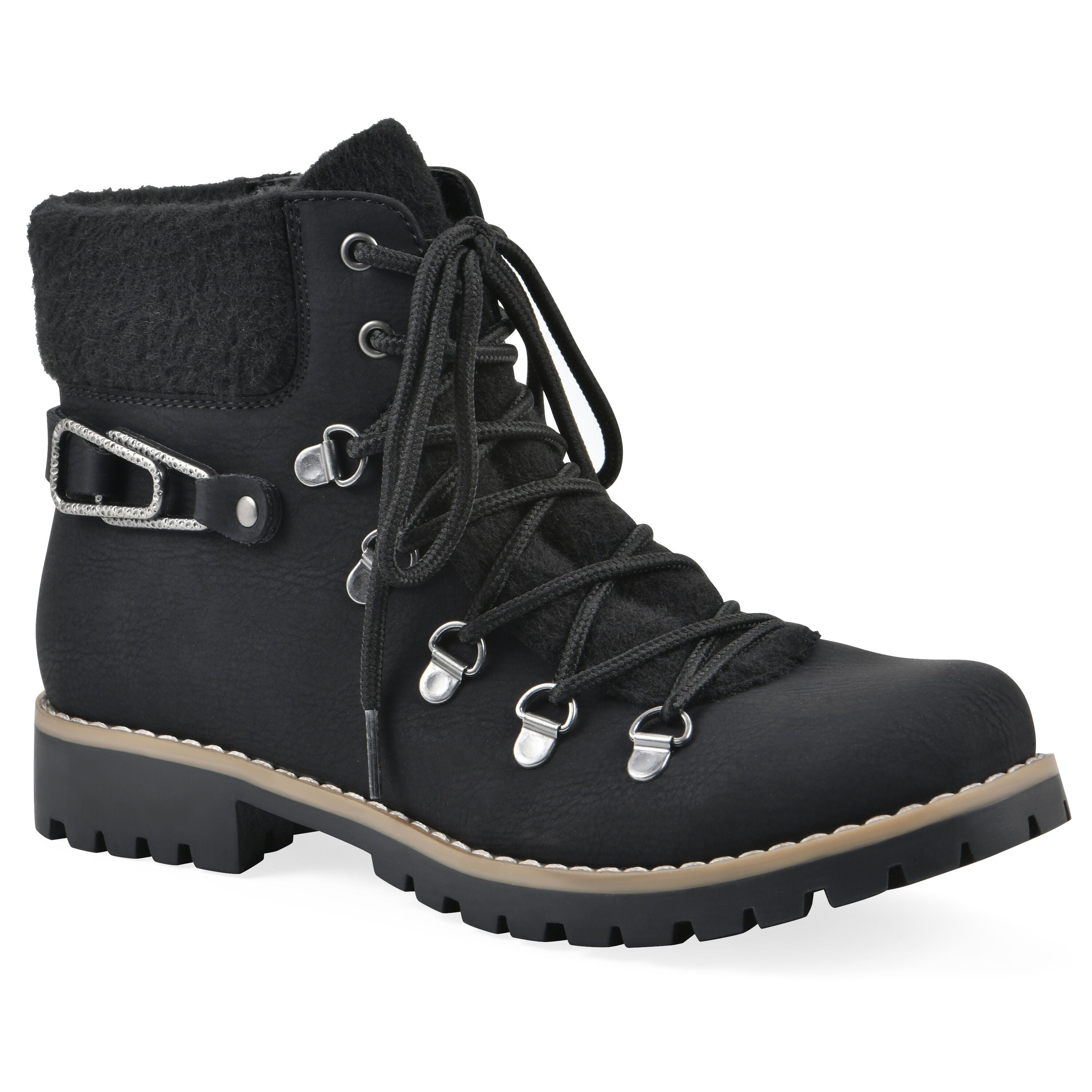 Pioneer Lace-Up Bootie, BLACK NUBUCK, hi-res image number 0