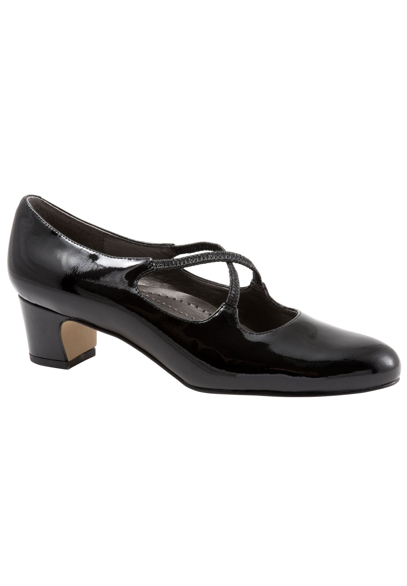 Jamie Pump by Trotters®, BLACK PATENT, hi-res image number 0