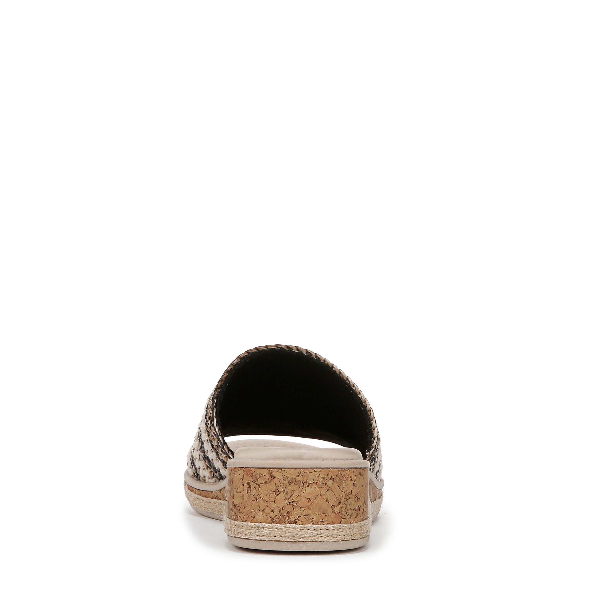 Breezy Wedge Sandal, BLACK RAFFIA, on-hover image number 1