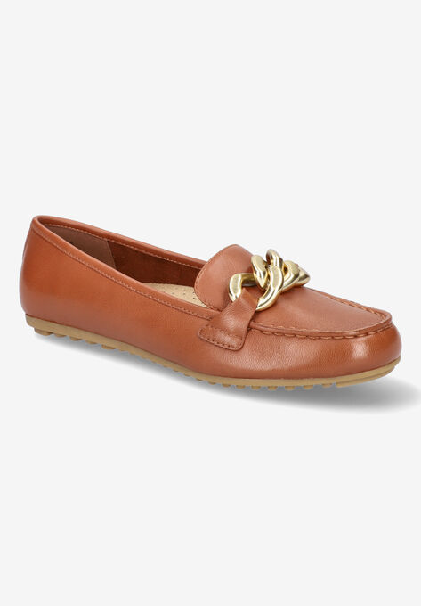 Cullen Flats, DARK TAN LEATHER, hi-res image number null