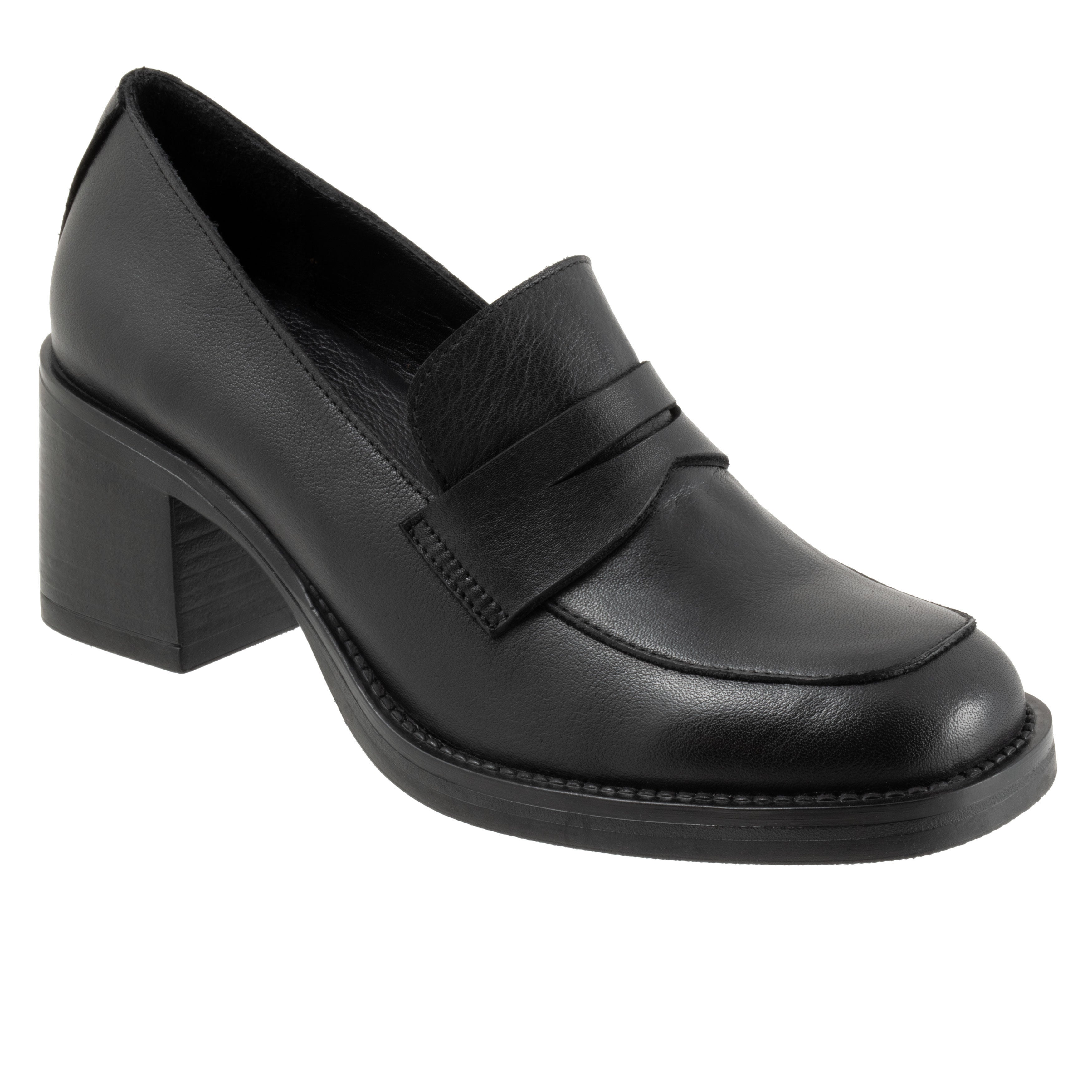 Ruth Leather Loafer, BLACK, hi-res image number 0