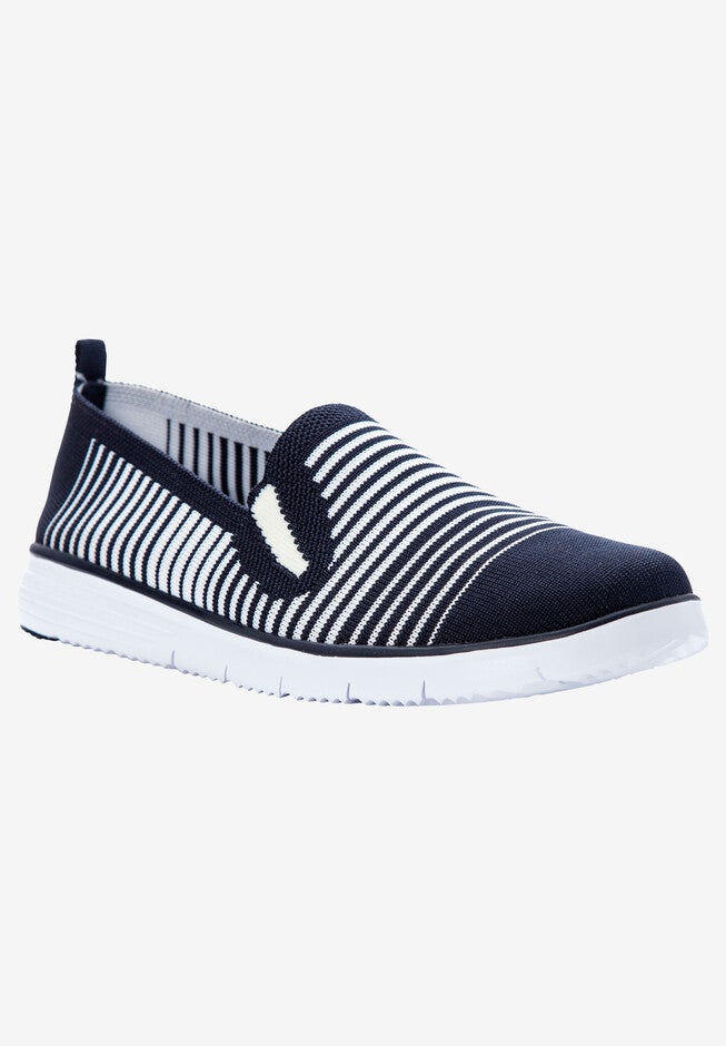 TravelFit Slip-On Flat , NAVY WHITE, hi-res image number 0