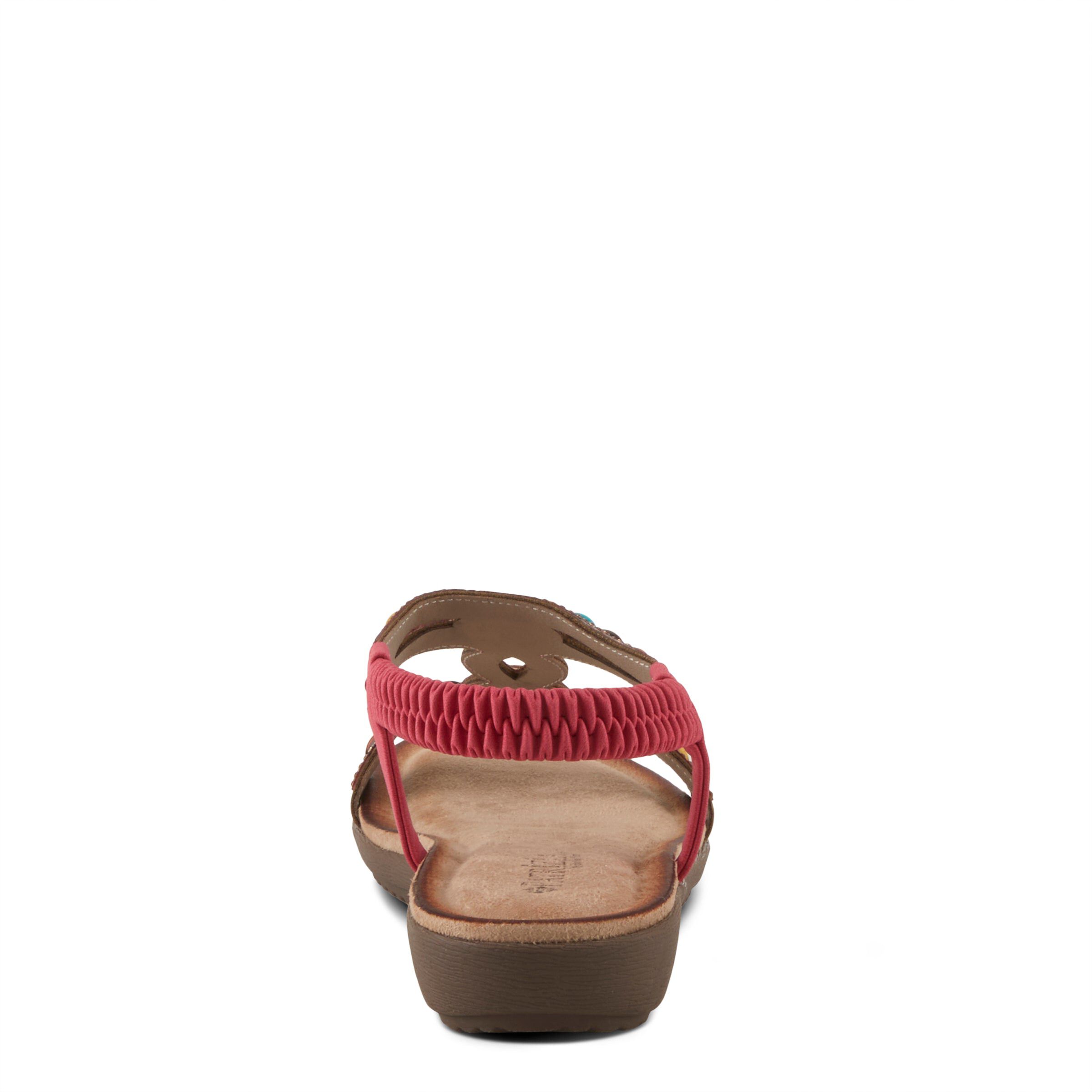Ponyo Ankle Strap Sandal, RED, on-hover image number 1