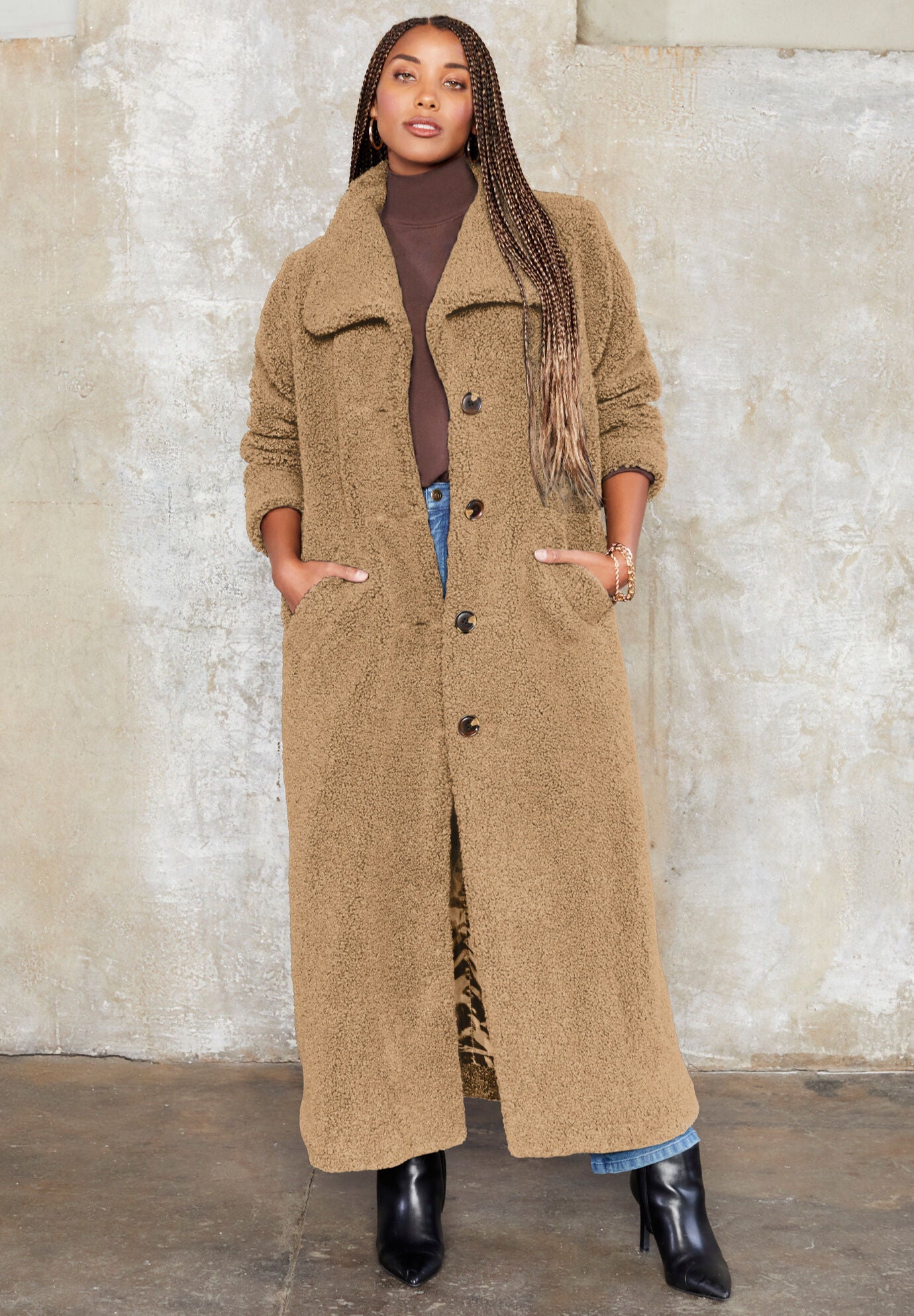Teddy bear online duster coat