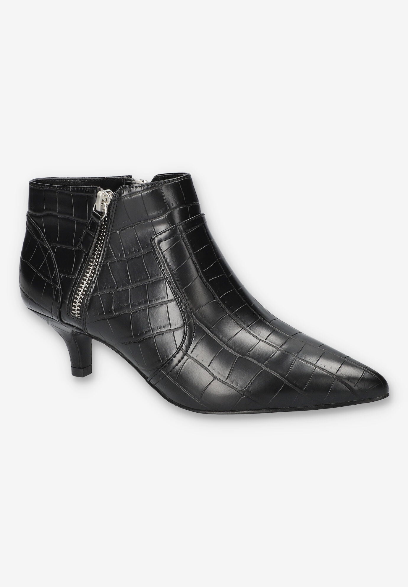 Annalee Dress Ankle Boot, BLACK CROCO, hi-res image number 0