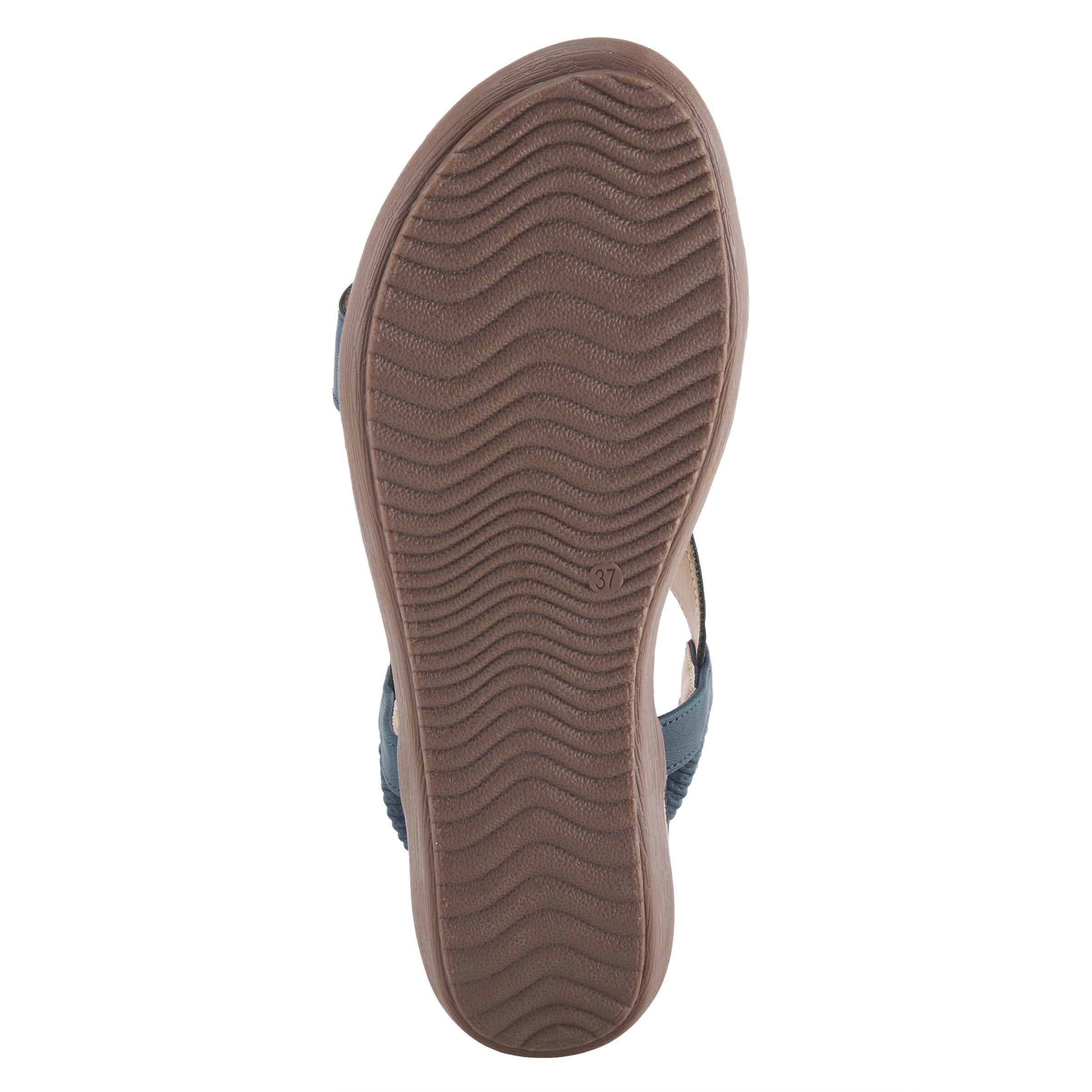 Volcanic T-Strap Sandal, NAVY, alternate image number 5