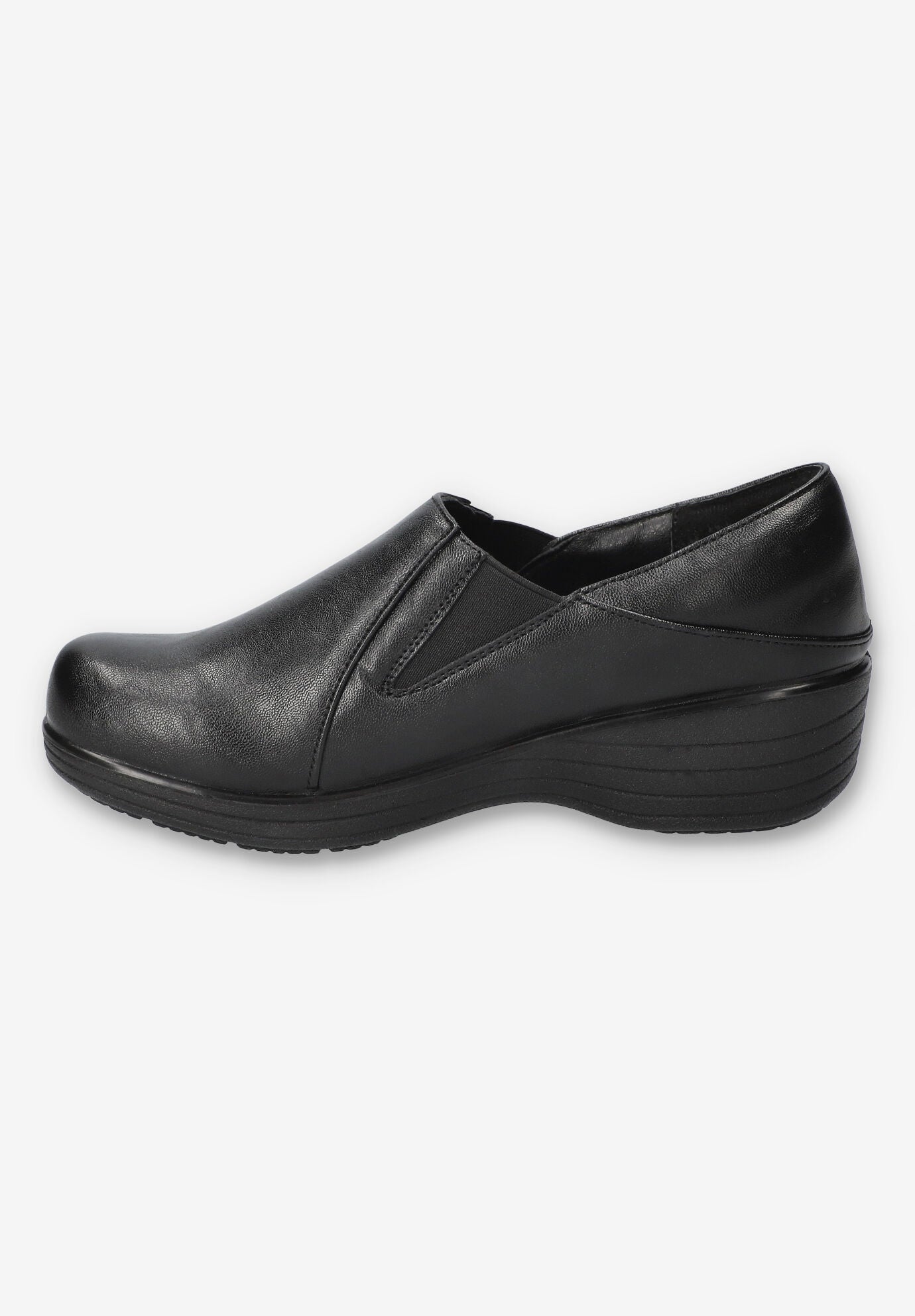 Domino Slip-Resistant Clog, BLACK, alternate image number 4
