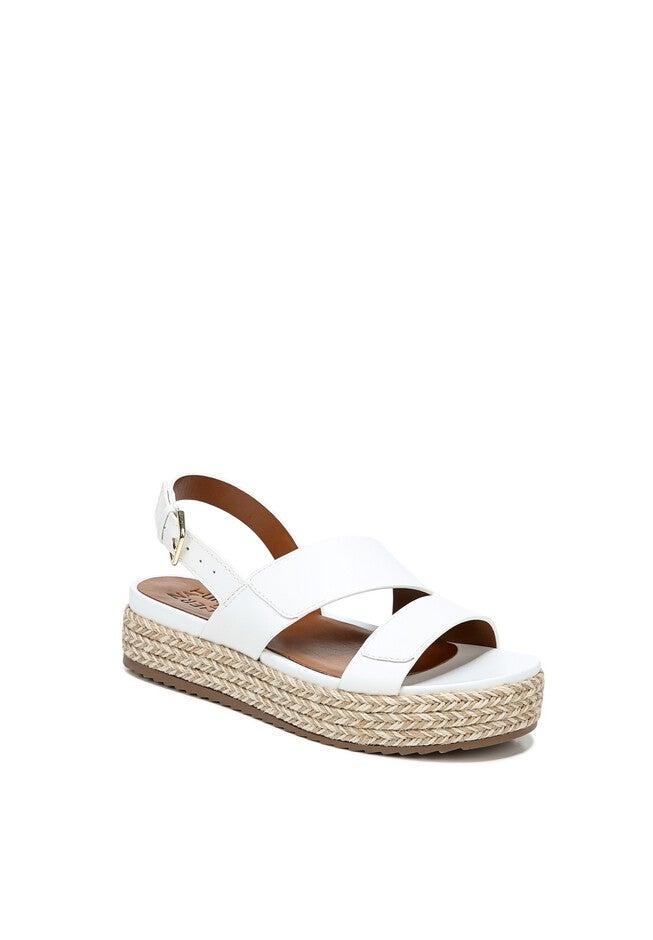 Jasmin Platform Sandal , WHITE LEATHER, hi-res image number null