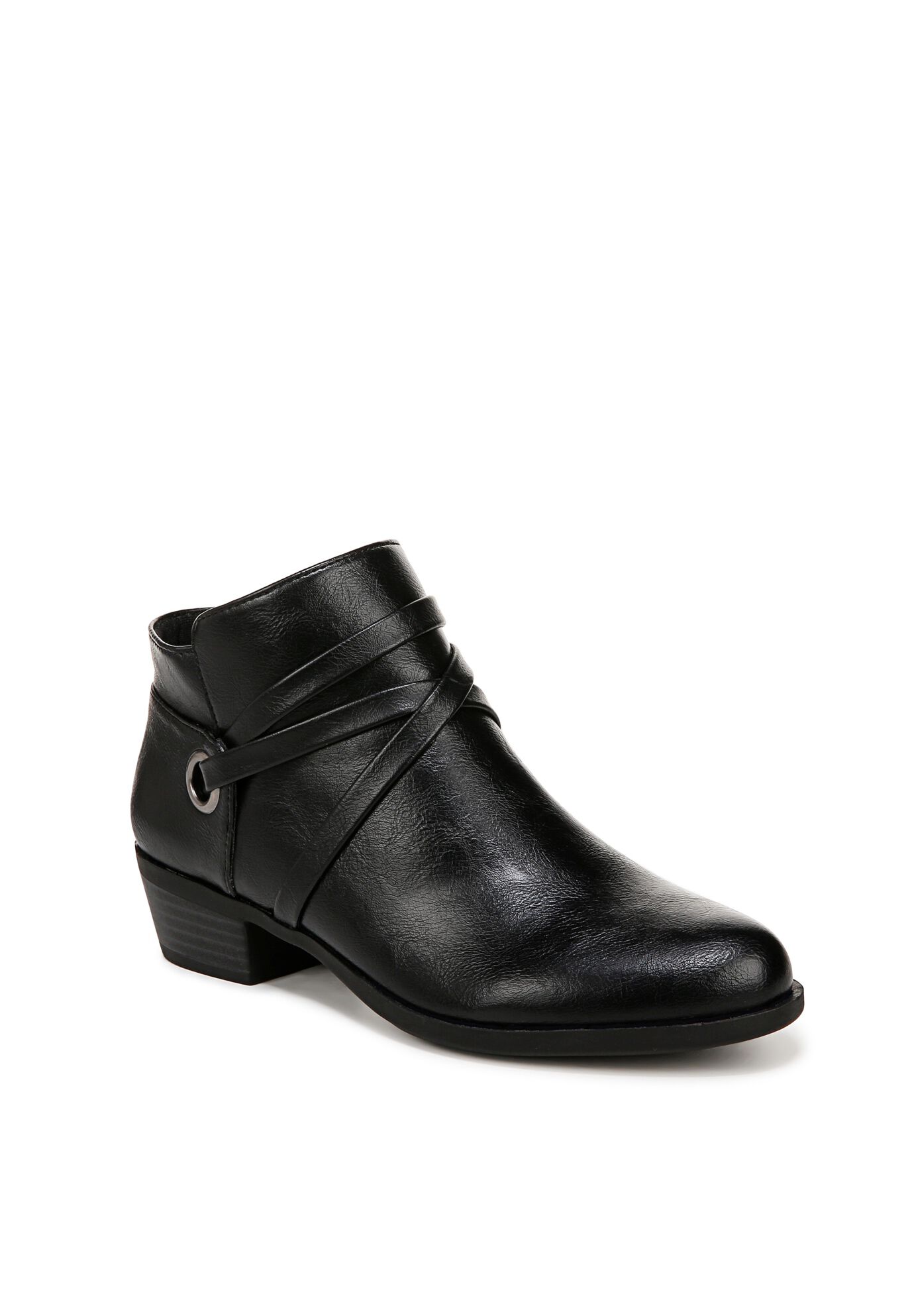 Amara Bootie, BLACK FAUX LEATHER, hi-res image number 0