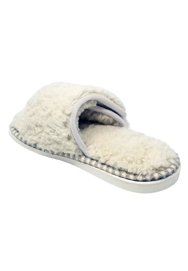 Berber Adjustable Scuff Slipper, , on-hover image number null