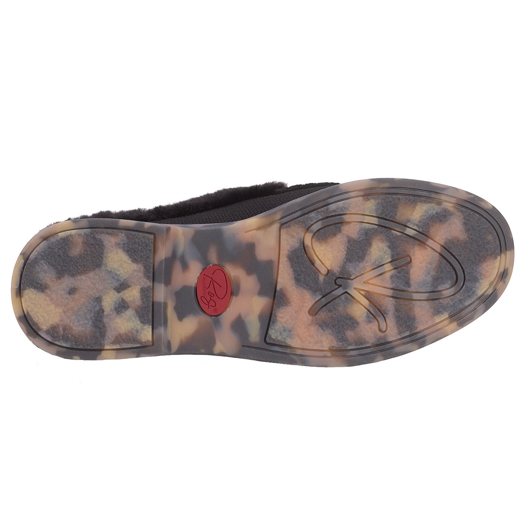 Gigi Faux Fur Slide, BLACK, alternate image number 6