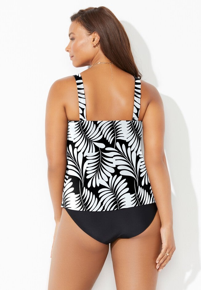 Flared Tankini Set, , on-hover image number null