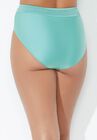 High Waist Cutout Mesh Bikini Bottom, , on-hover image number 1