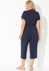 Jessie Tie Front Cover Up Jumpsuit, , on-hover image number 1