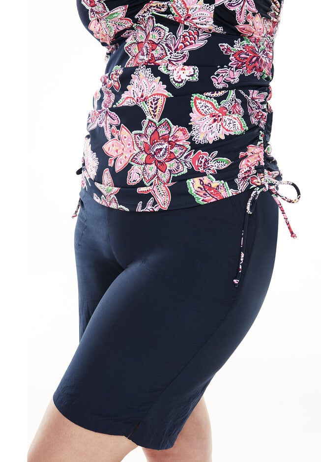 Side adjustable tankini swim top, , alternate image number null