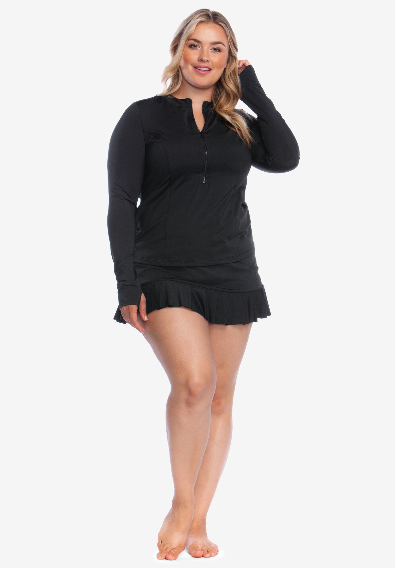 swim tee plus size