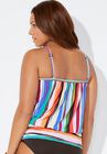 Lightweight Blouson Tankini Top, , on-hover image number null