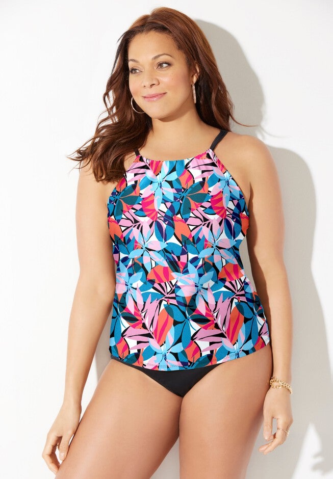 High Neck Tankini Set, , hi-res image number null