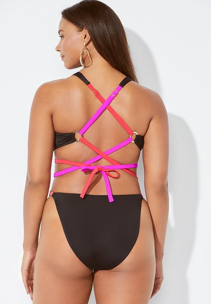 ashley graham one piece bathing suit