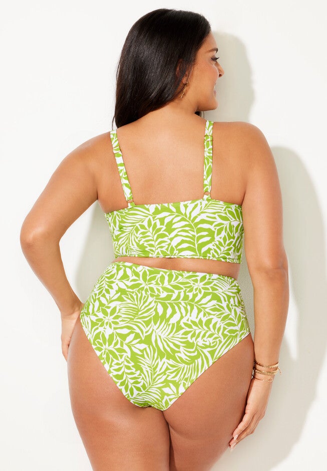 Cut Out Longline Bikini Set, , on-hover image number null