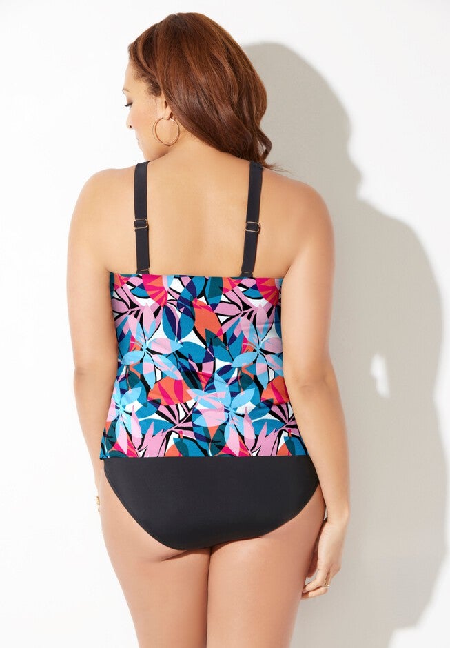 High Neck Tankini Set, , on-hover image number null