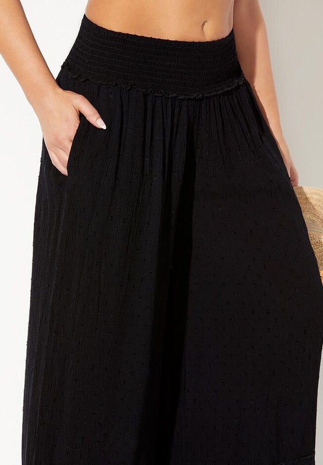 Kennedy Smocked Waist Beach Pant, , alternate image number 2