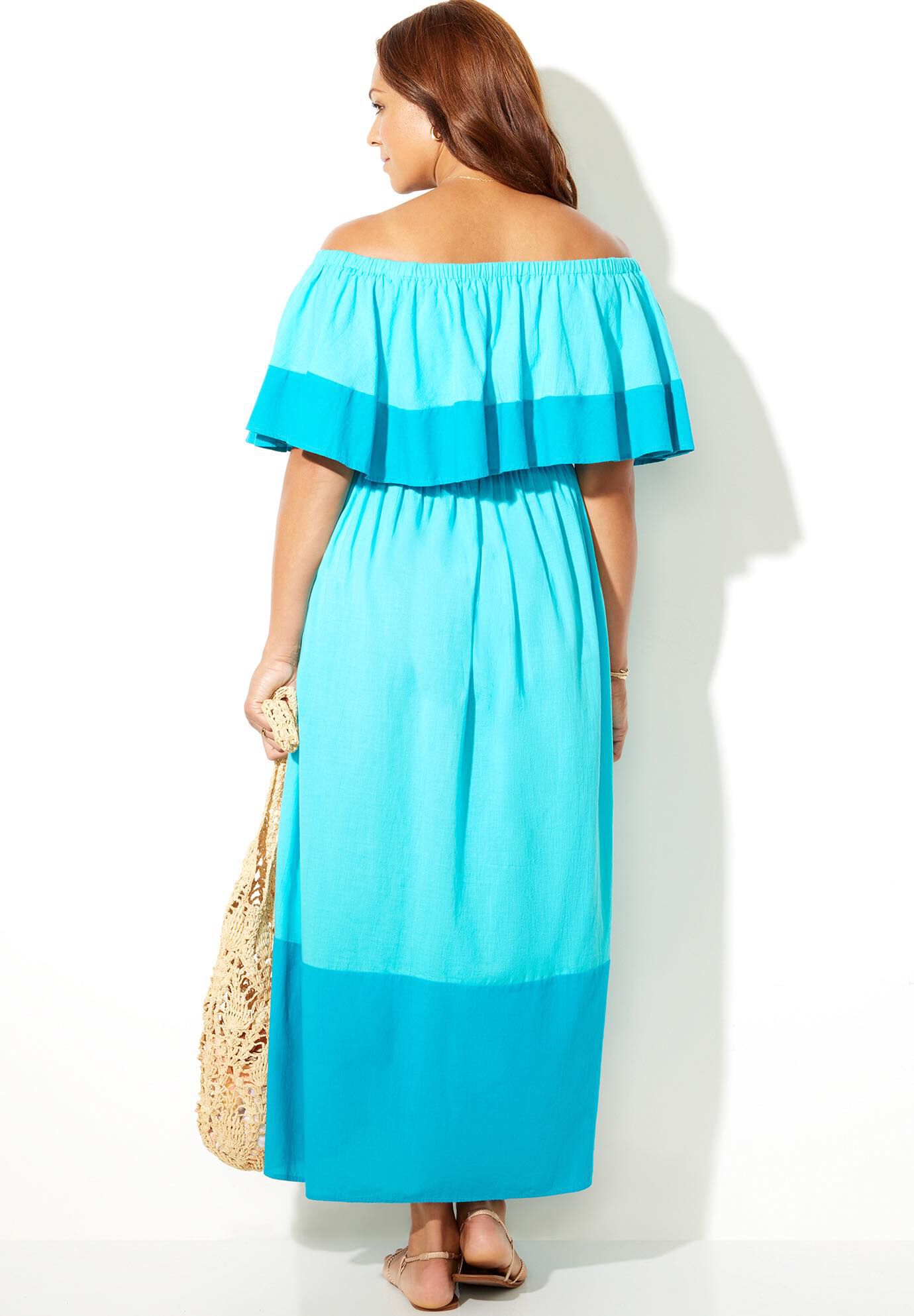 Mia Off the Shoulder Maxi Dress, , alternate image number 4