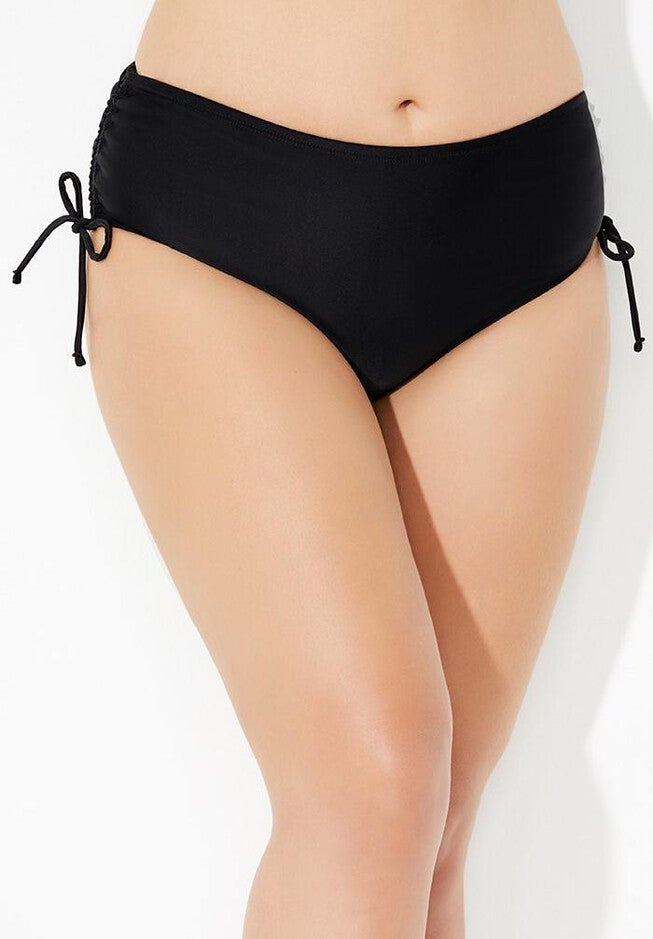 Side Tie Adjustable Swim Brief, , alternate image number 2