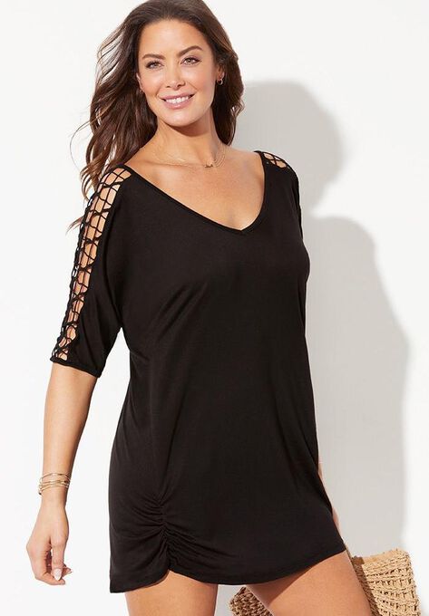 Kinsley Cut Out Cover Up Tunic, , alternate image number null