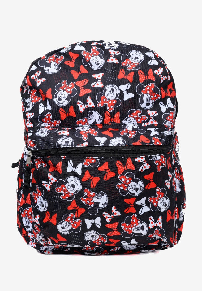 Minnie Mouse All-Over Print Bows Icons 16 inches Backpack, , alternate image number null