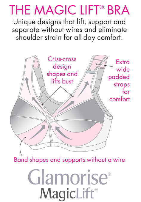 Magic Lift® Cotton Support Wireless Bra 1001, , alternate image number null