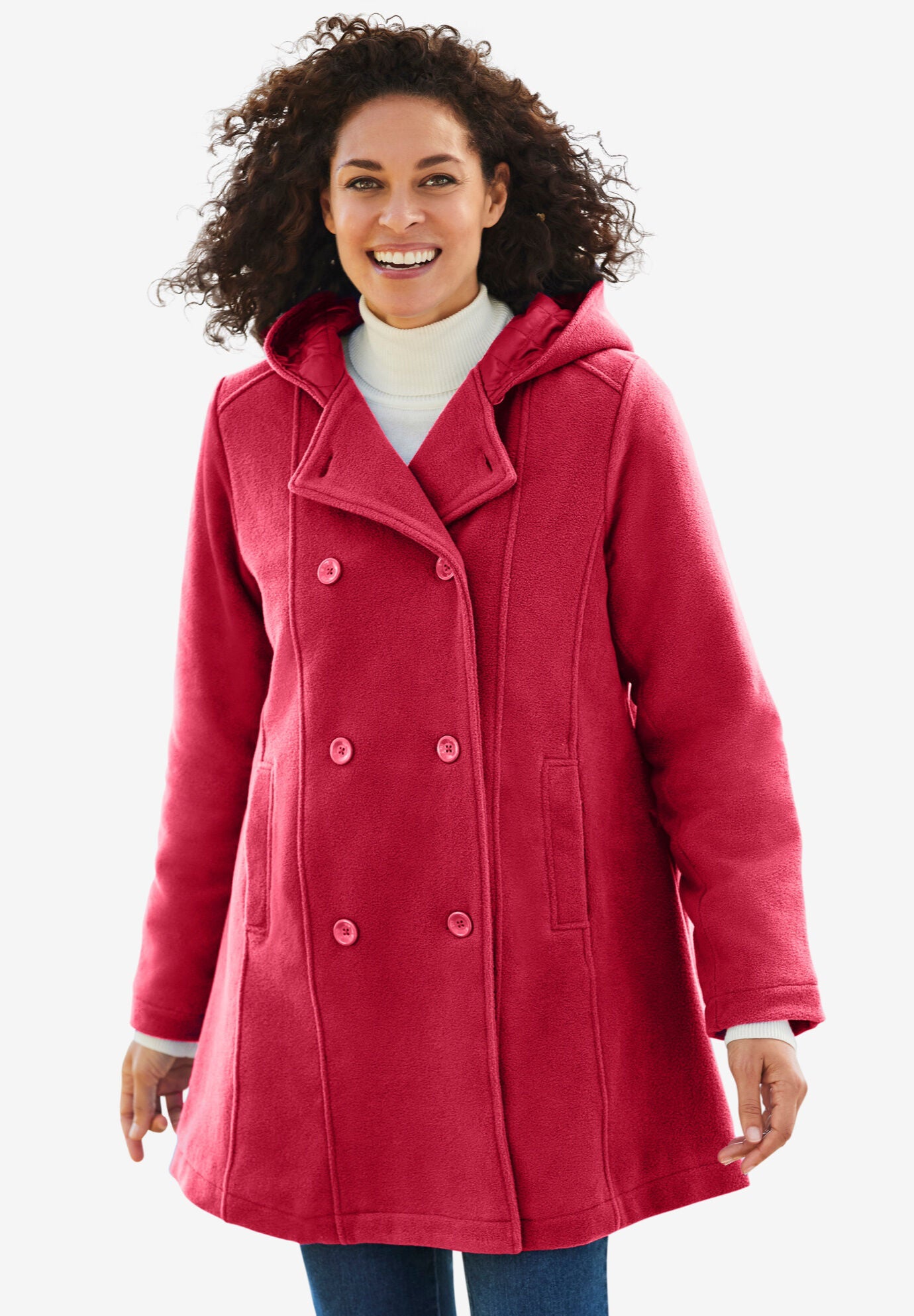 womens plus size pea coat
