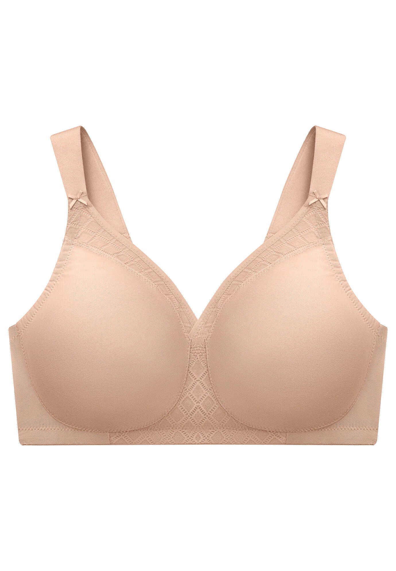 Full Figure Plus Size Magiclift Seamless T-Shirt Bra Wirefree #1080 Bra, , alternate image number 2