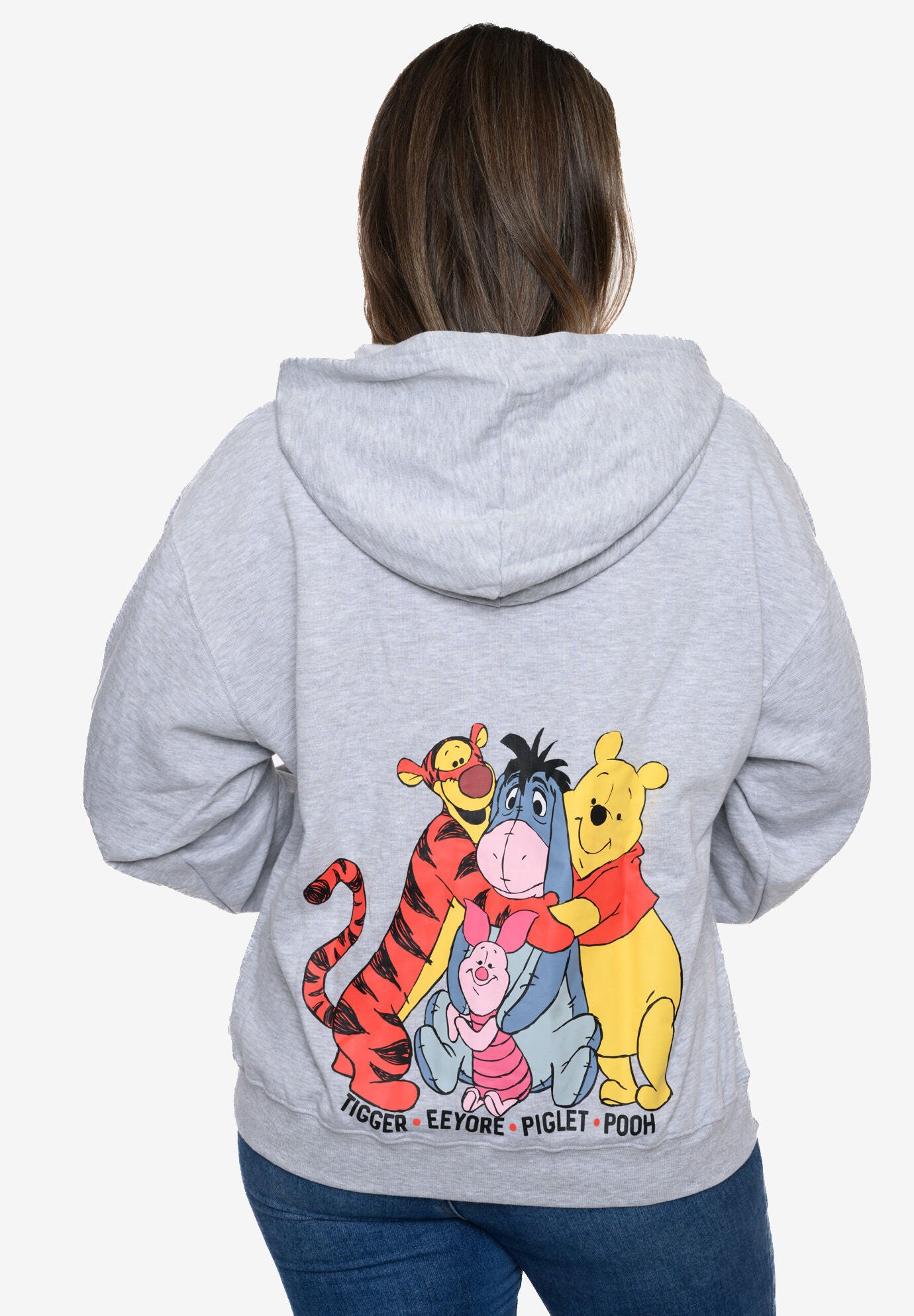 Disney Winnie The Pooh Tigger Eeyore Zip Hoodie Sweatshirt, , alternate image number 4