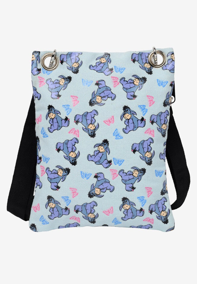 Eeyore Butterflies Passport Bag Travel Crossbody Purse Light Blue, , alternate image number 3