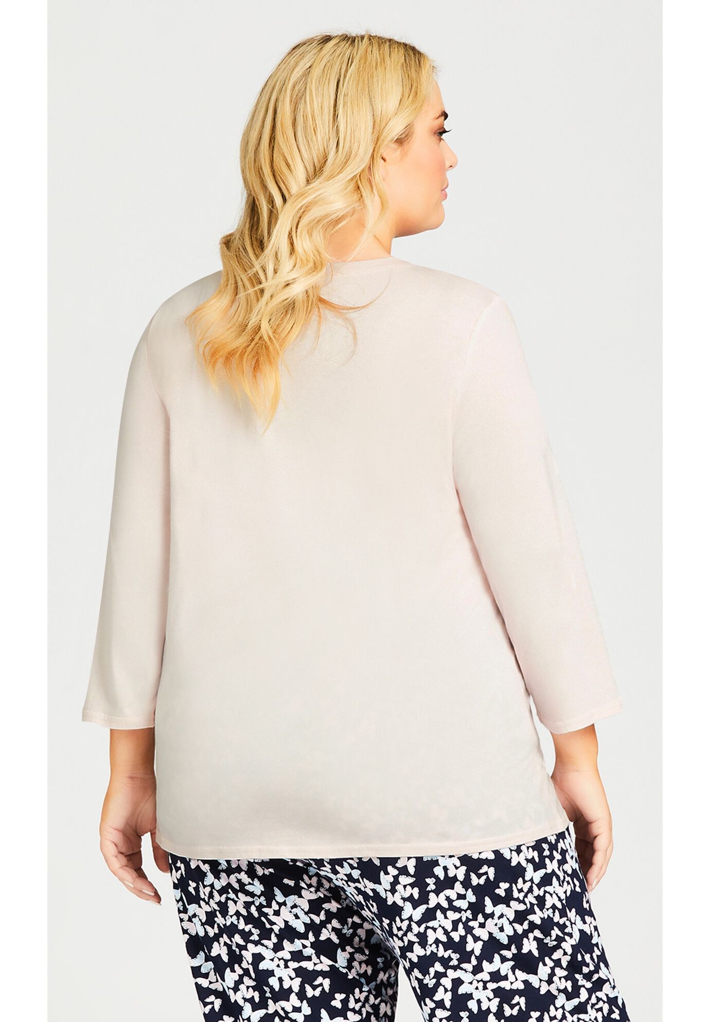 Love Sleep Top, PEARL, alternate image number 4