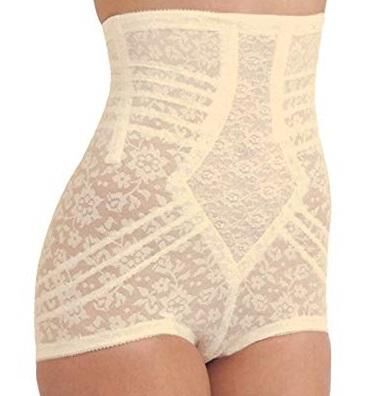 Firm High Waist Panty Brief with Removable Garters, BEIGE, hi-res image number 0