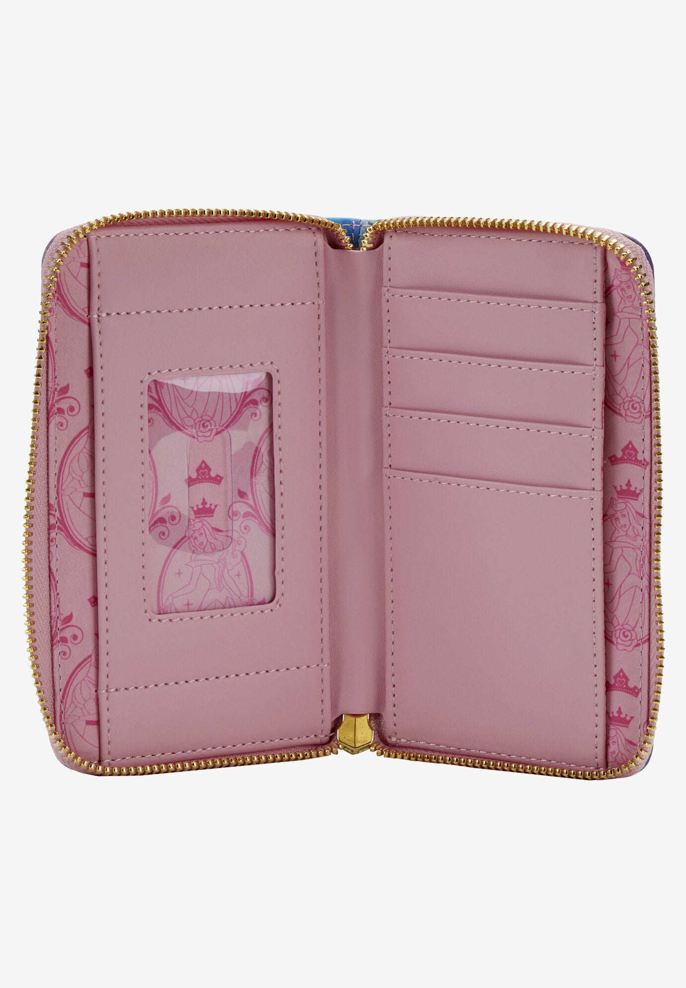 Loungefly X Disney Zip Around Wallet Sleeping Beauty Aurora Maleficent, , alternate image number 3