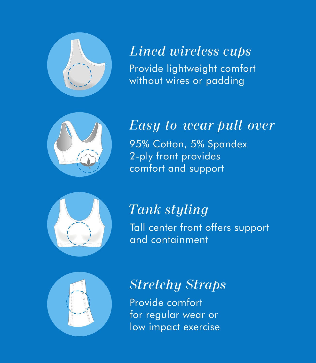 Bestform Tank Style Sports Bra 3-Pack - 5009012PP, WHITE NUDE BLACK, alternate image number 6