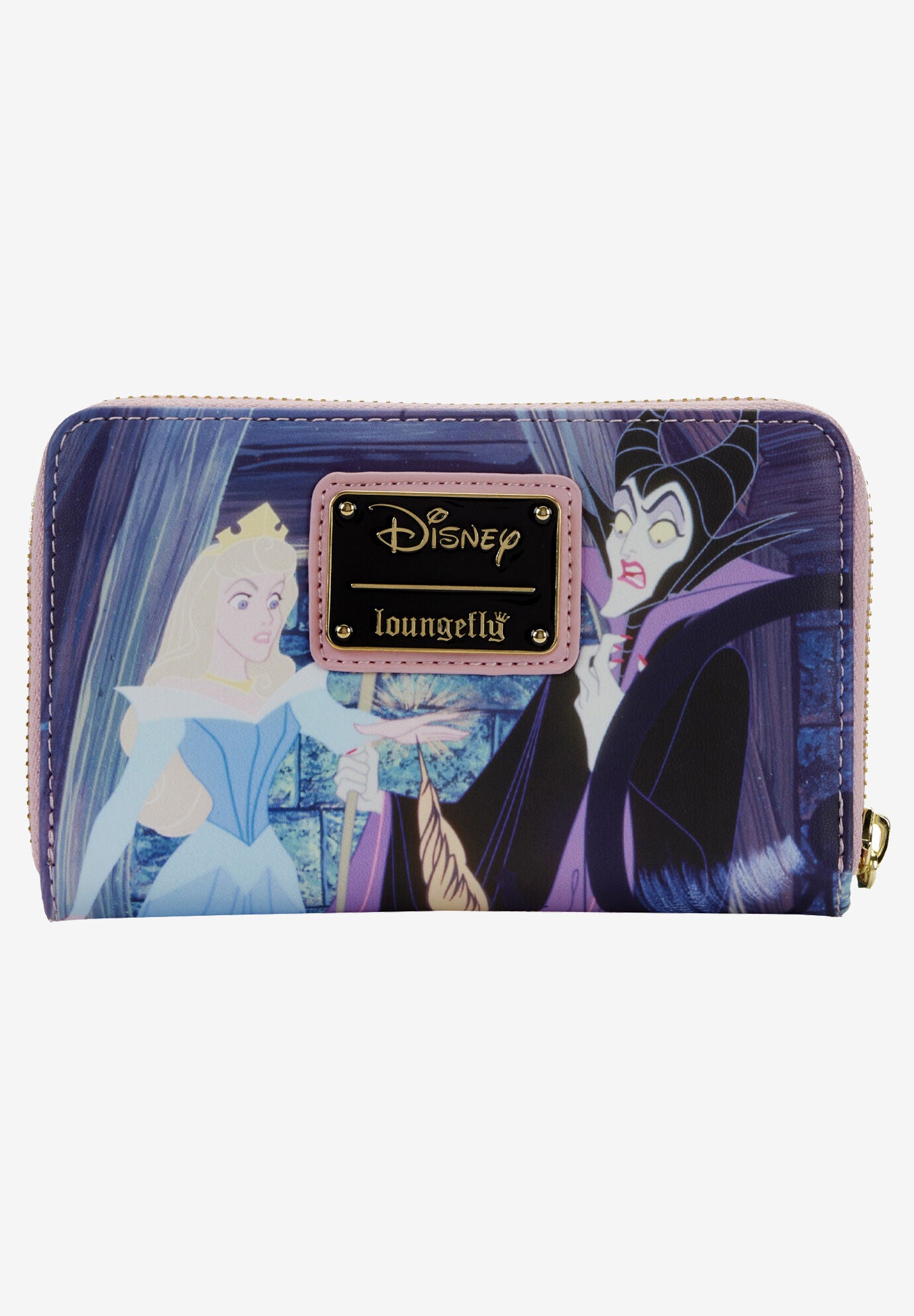 Loungefly X Disney Zip Around Wallet Sleeping Beauty Aurora Maleficent, , alternate image number 2