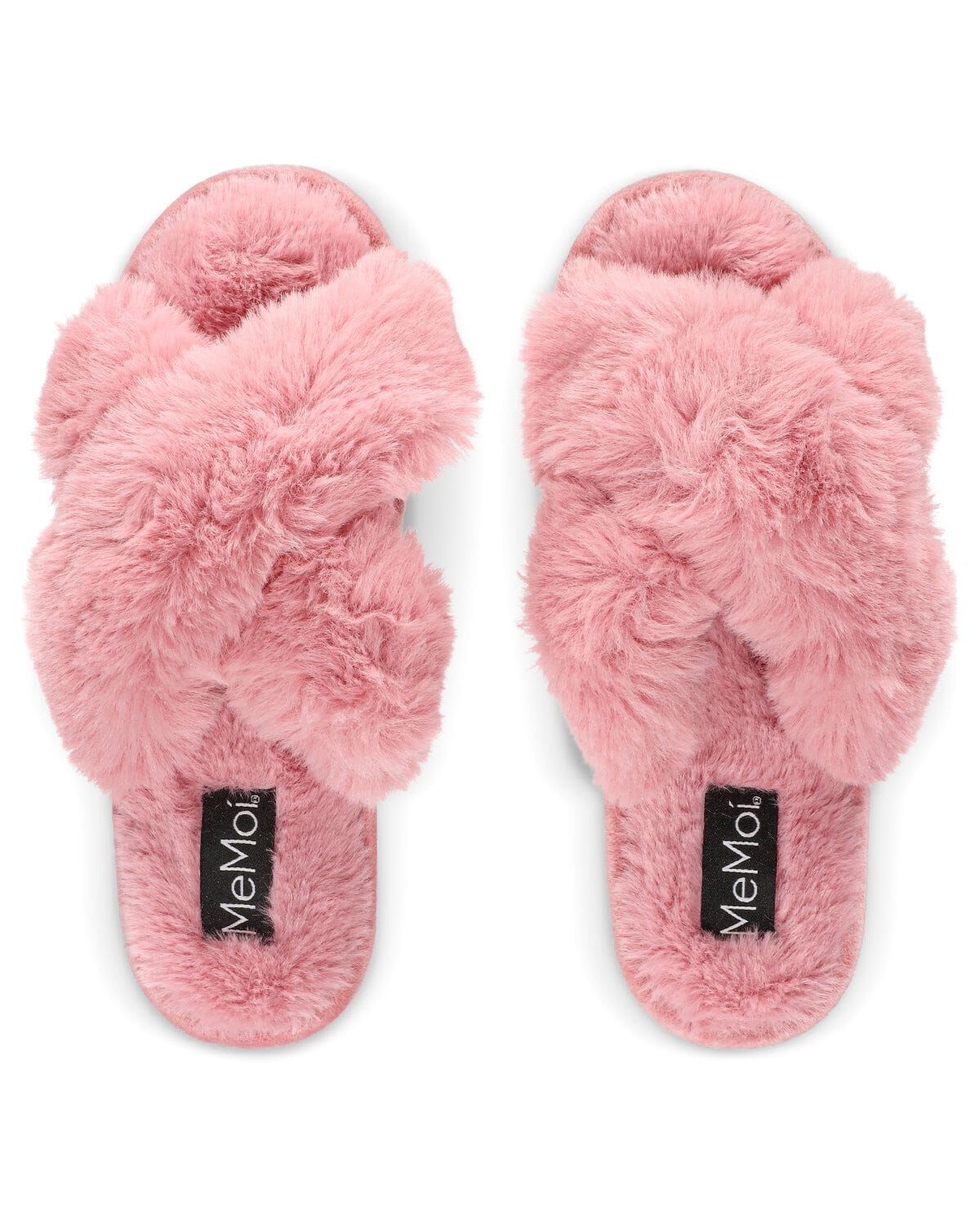 Women's Beverly Faux Fur Memory Foam Plush Slipper, MAUVE, hi-res image number 0