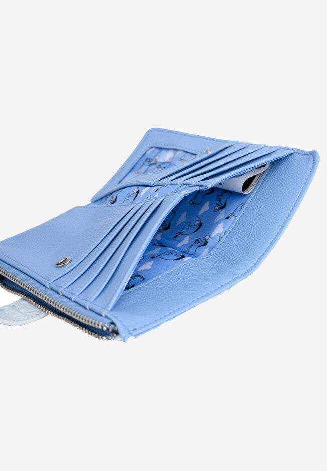 Loungefly X Disney Women'S Eeyore Snap Flap Wallet Clouds Wallet, , alternate image number 5