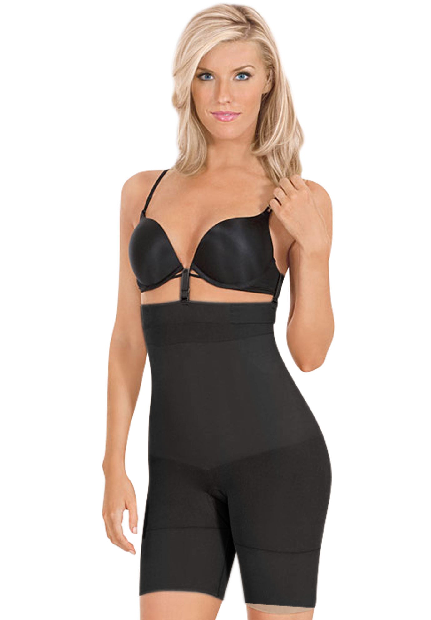 Julie France by Euroskins L&eacute;ger Ultra Light Boxer Shaper, BLACK, hi-res image number 0