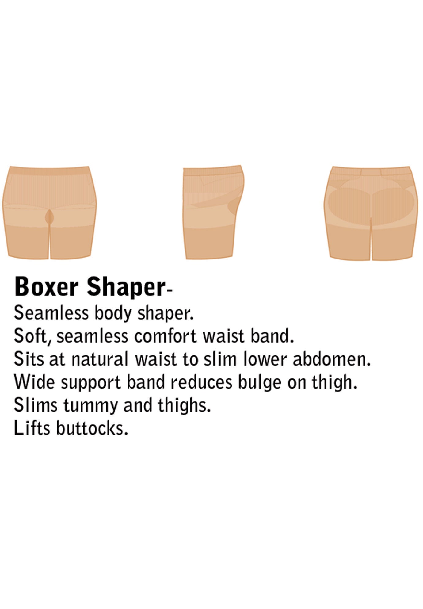 Julie France by Euroskins Boxer Shaping Panty, , on-hover image number 1