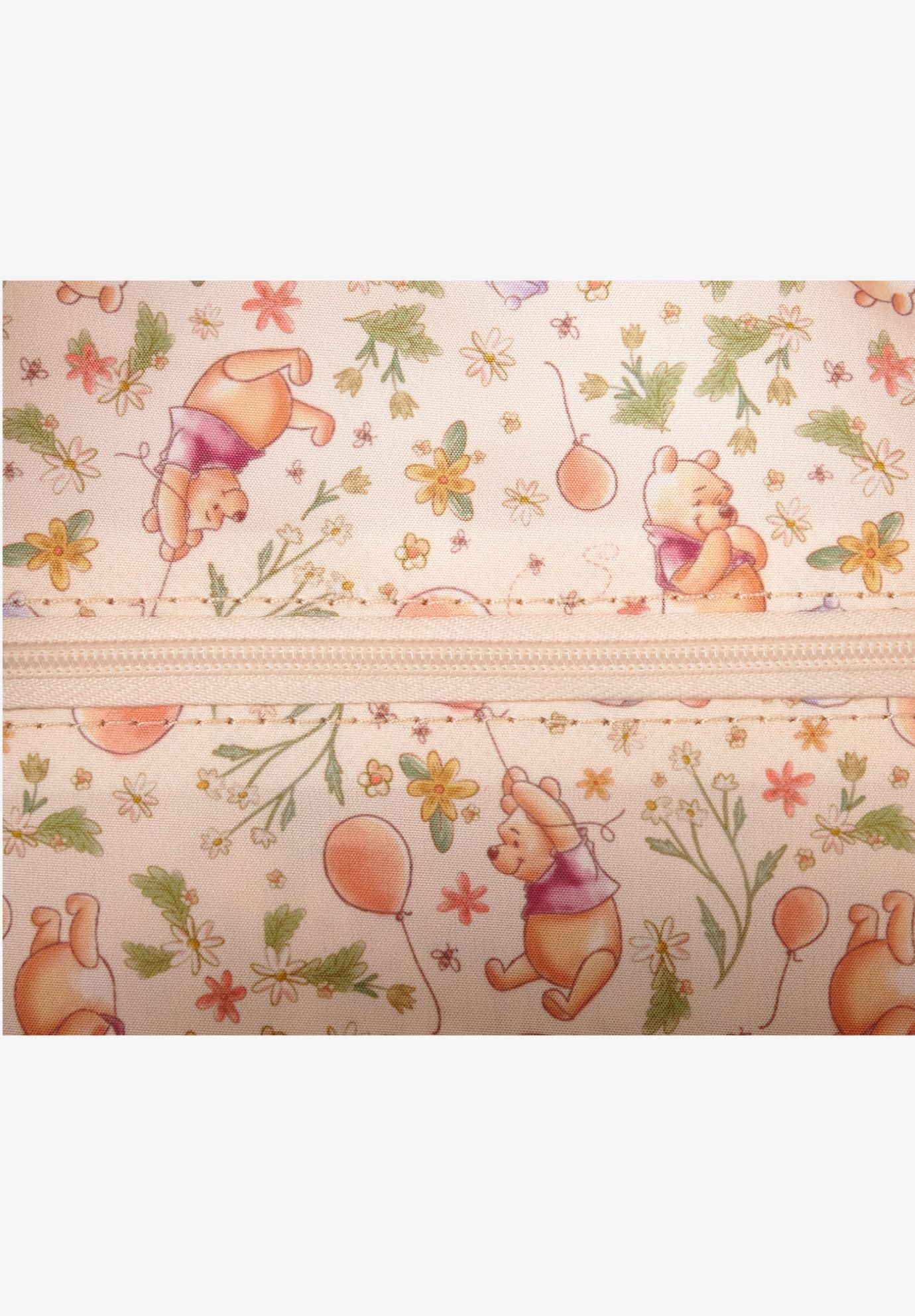 Loungefly x Disney Winnie The Pooh Floral Mini Backpack, YELLOW, alternate image number 4