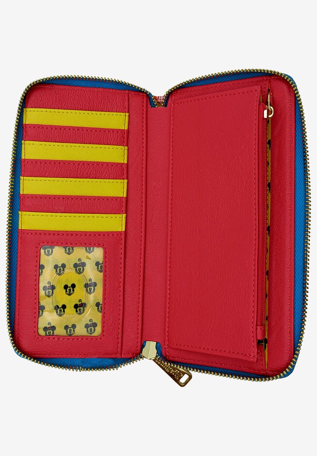 Disney x Loungefly Mickey & Minnie Mouse Tie-Dye Women's Zipper Wallet, , alternate image number 2